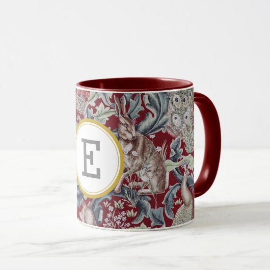Mug William Morris PREMIER PERSONNALISÉ (Devant droit)