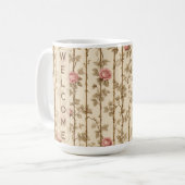 Mug William Morris Rose Climbing Trellis Flora Welcome (Devant gauche)