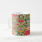 Mug William Morris Rose Floral Chintz rose (Devant gauche)