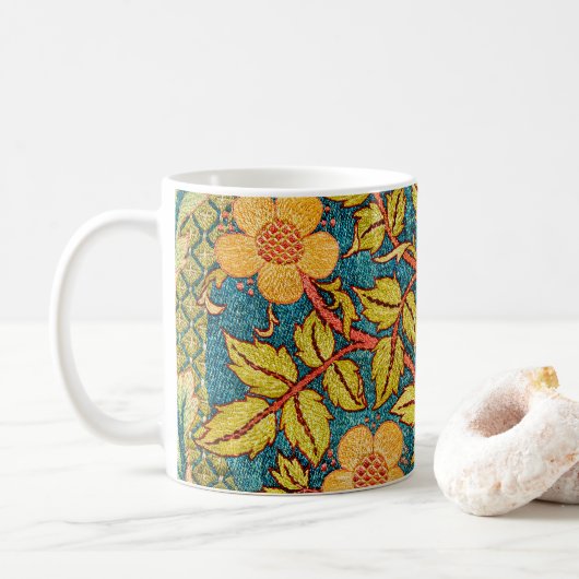 Mug William Morris Rose Wreath : Arts et Métiers class (Avec donut)