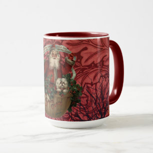 Mug William * Morris Santa Claus Thé Bourgogne