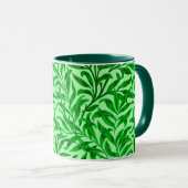 Mug William Morris Saule Rameau, Vert Emeraude  (Devant droit)