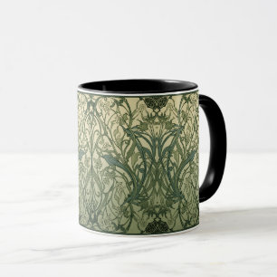 Mug William Morris Seaweed Art nouveau floral vintage