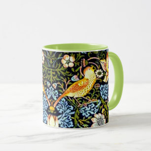 Mug William Morris, Strawberry Thief,