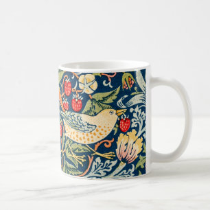 Mug William Morris Strawberry Thief Floral Art nouveau