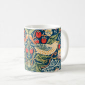 Mug William Morris Strawberry Thief Motif floral (Devant droit)