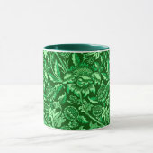 Mug William Morris Sunflowers, Emerald Green (Centre)