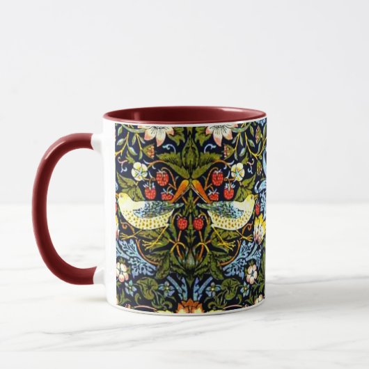 Mug William Morris - Thief aux fraises (Gauche)