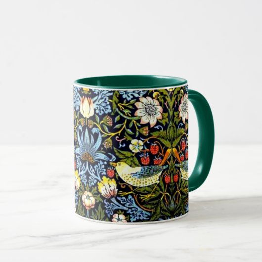 Mug William Morris - Thief aux fraises (Devant droit)