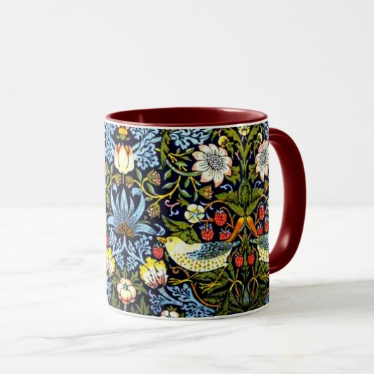 Mug William Morris - Thief aux fraises (Devant droit)