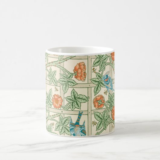 Mug William Morris Trellis Victorian Wallpaper (Centre)
