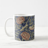 Mug William Morris Tudor Fond d'écran Rose (Gauche)