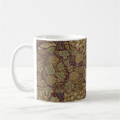 Mug William Morris Vine Grappe Rouge Vert Art (Gauche)
