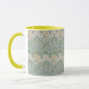 Mug William Morris Vintage Floral Jardin bleu jaune