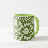 Mug William Morris, Vintage motif floral, (Devant droit)
