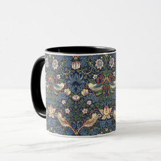 Mug William Morris Vintage Strawberry Thief Motif
