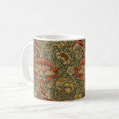 Mug William Morris Wandle Anglais Floral Damask Design (Devant gauche)
