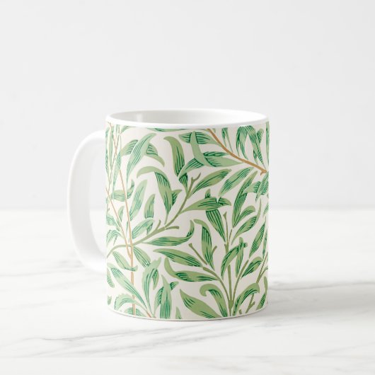 Mug William Morris Willow bough Imprimer Jeu d'oreille (Devant gauche)