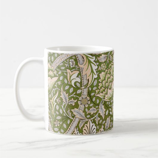 Mug William Morris Windrush Motif Floral Classique (Gauche)