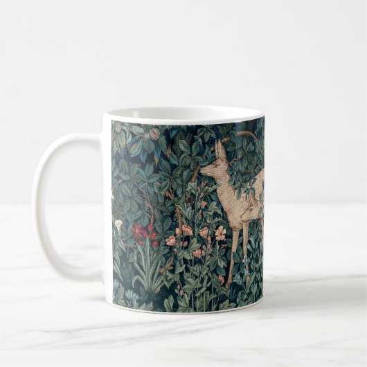 Mug William Morris Woodland Tapestry Deer Stag (Gauche)
