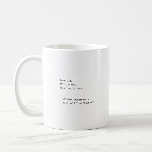 Mug William Shakespeare (Gauche)
