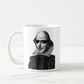 Mug William Shakespeare Avec Sunglases Classic (Gauche)