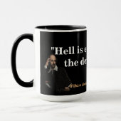 Mug William Shakespeare Citation Sur L'Enfer Et Les Di (Gauche)