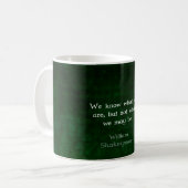 Mug William Shakespeare Citation Sur Les Possibilités (Devant gauche)