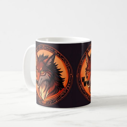 Mug William Wraithe Werewolf Logo Icon (Devant gauche)