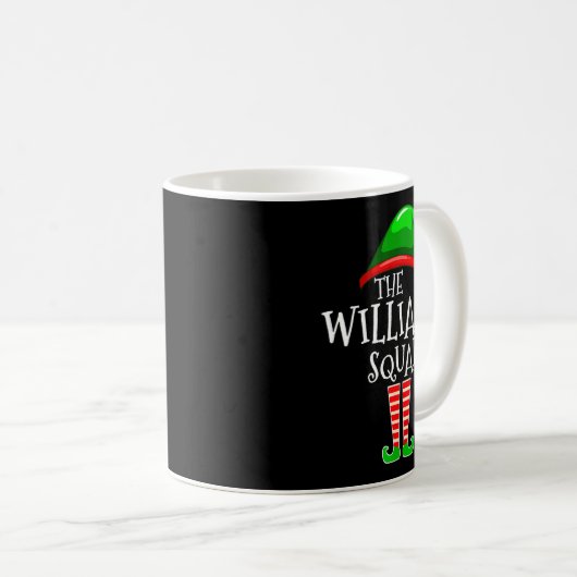 Mug Williams Family Name Squad Matching Group Elf Chri (Devant droit)
