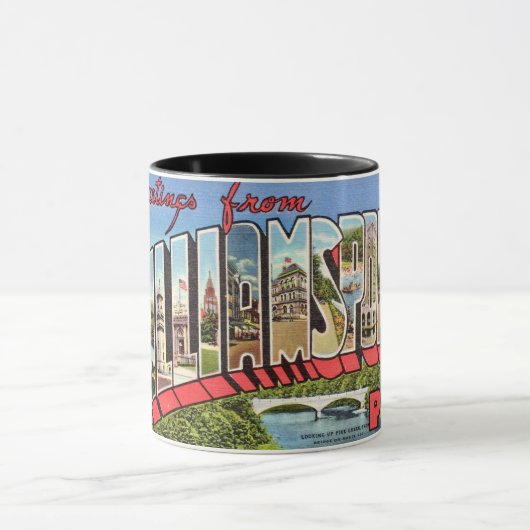 Mug Williamsport PA coloré (Centre)