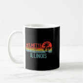 Mug Wilmette Illinois Funny Usa City Trip Home Roots (Gauche)