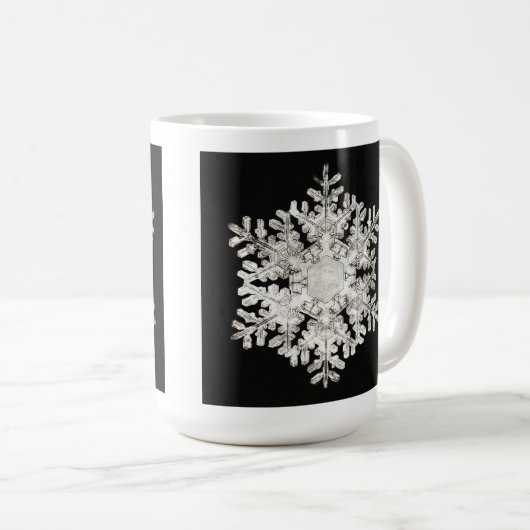 Mug Wilson Bentley's Stellar Snowflake No. 586 (Devant droit)
