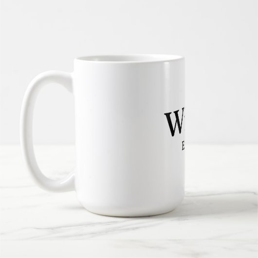 Mug Wilson Nom de famille Typographie Design (Gauche)