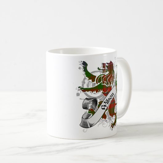 Mug Wilson Tartan Lion (Devant droit)
