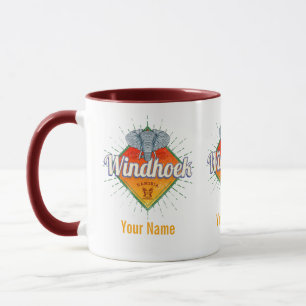 Mug Windhoek Namibie Retro Elephant Afrique Vintage