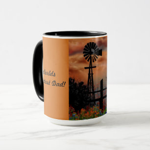 Mug Windmill Et Orange Moon