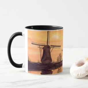 Mug Windmills Sunset