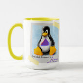 Mug Windows Endevour OS Tux mis à niveau (Gauche)