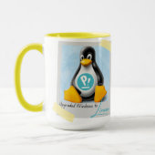 Mug Windows PopOS Tux mis à niveau (Gauche)