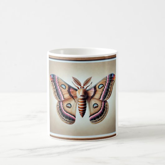 Mug Windowwinged moth 121024IREF249 - Watercolor (Centre)
