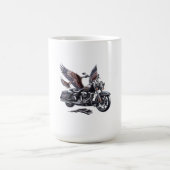 Mug Winged Harley-Davidson Motorcycle Watercolor Illus (Centre)