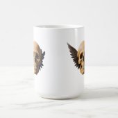 Mug Winged Skull Symbolizing Mortality and Freedom (Centre)