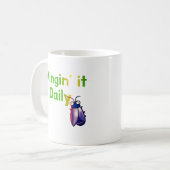 Mug Wingin It Daily Funny Bug Humor (Devant gauche)