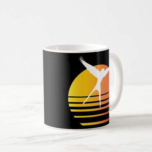 Mug Wingspan Synthwave - Graphique inspiré du jeu de s (Devant droit)