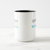 Mug Winning Quietly – Minimal Typography (Centre)