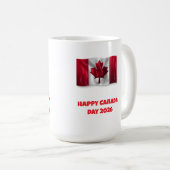 Mug Winnipeg Joyeuse fête du Canada (Devant droit)