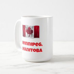 Mug Winnipeg Joyeuse fête du Canada