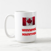 Mug Winnipeg Joyeuse fête du Canada (Gauche)