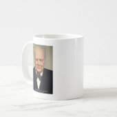 Mug Winston Churchill Échec Sagesse Citation Cadeaux (Devant gauche)